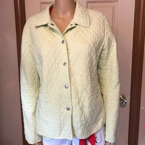White Stag 100% Cotton Buttons Down jacket women size M - Picture 1 of 4